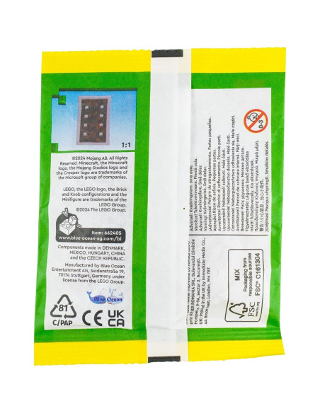 LEGO Minecraft Mini Set Héroe con Minifigura 9g LEGO Minecraft Mini Set Héroe con Minifigura 9g