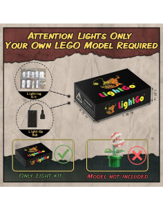 Kit de Iluminación LED LightGo para Lego Planta Piraña 2