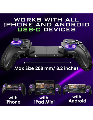 Controlador de Juegos Móvil ELO Vagabond para iPhone y Android