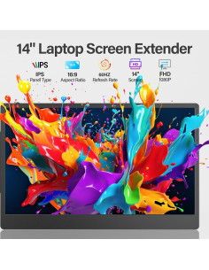 Extensor de Pantalla CIDETTY 14" FHD 1080P Ultra Delgado 2