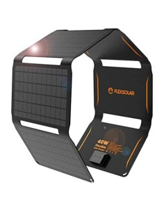 Cargador Solar FlexSolar 40W Plegable USB-C y USB-A