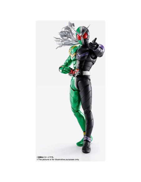 Figura de Acción Kamen Rider Double Cyclone Joker Bandai 14.5 cm Figura de Acción Kamen Rider Double Cyclone Joker Bandai 14.5 cm