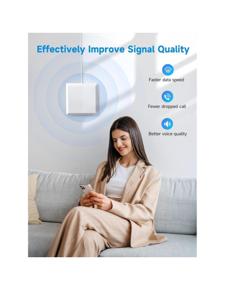 Amplificador de Señal Móvil ANNTLENT N30 2.21 kg 450 m 5G LTE