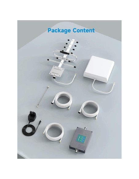 Amplificador de Señal Móvil ANNTLENT N30 2.21 kg 450 m 5G LTE