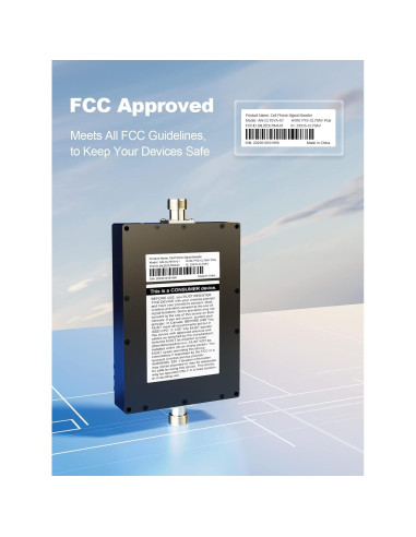 Amplificador de Señal Móvil ANNTLENT N30 2.21 kg 450 m 5G LTE