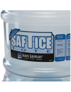 Hielo Tote San Jamar SI6000 6 Galones Azul Paquete de 2 2