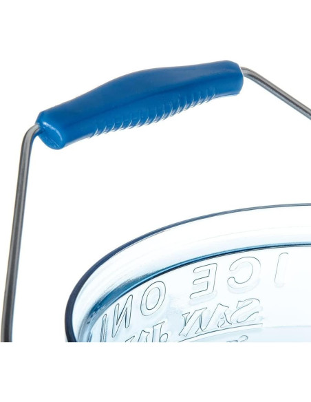 Hielo Tote San Jamar SI6000 6 Galones Azul Paquete de 2