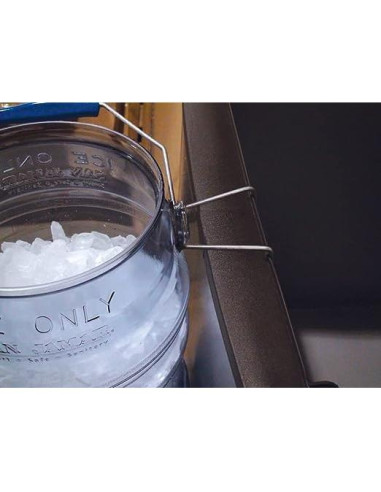 Hielo Tote San Jamar SI6000 6 Galones Azul Paquete de 2