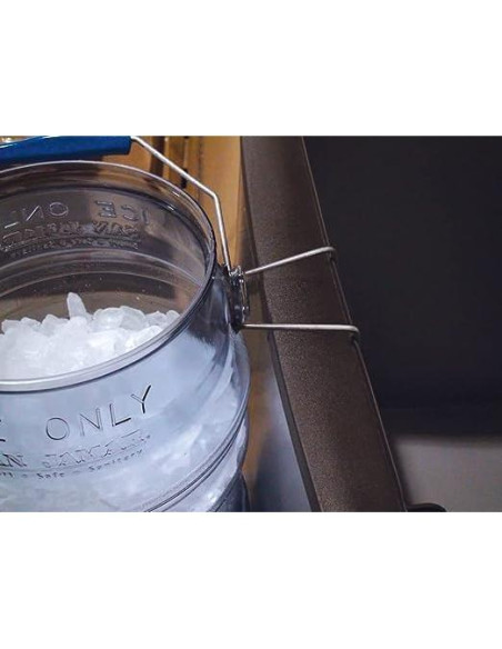 Hielo Tote San Jamar SI6000 6 Galones Azul Paquete de 2