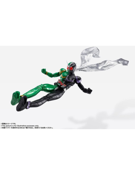 Figura de Acción Kamen Rider Double Cyclone Joker Bandai 14.5 cm Figura de Acción Kamen Rider Double Cyclone Joker Bandai 14.5 cm