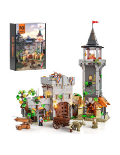 Set de Construcción Torre de Vigilancia Medieval FUNWHOLE 1625 Pcs