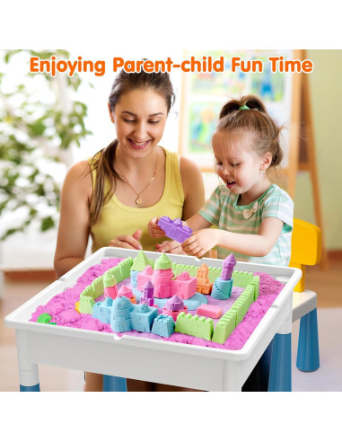 Mesa de Actividades Arscniek 7 en 1 con 152 Piezas