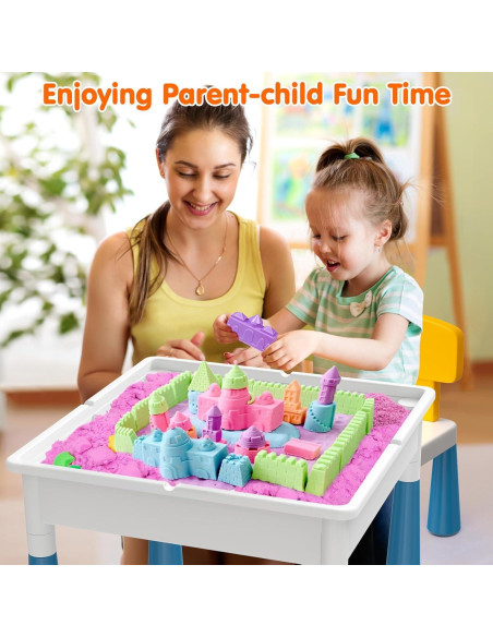 Mesa de Actividades Arscniek 7 en 1 con 152 Piezas