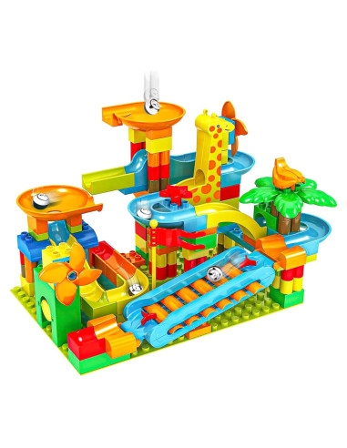 BATTOP Carrera de Canicas 167 PCS Juguete Educativo STEM