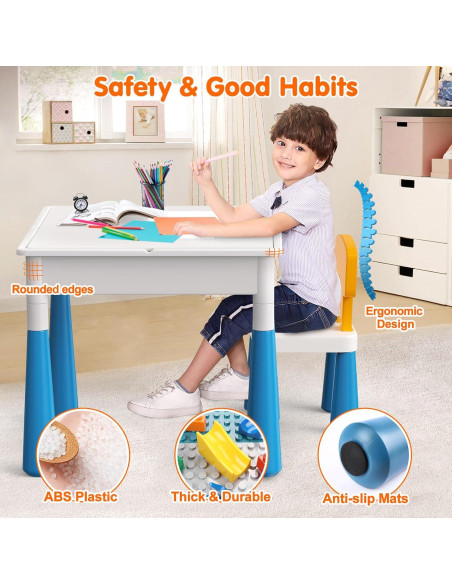 Mesa de Actividades Arscniek 7 en 1 con 152 Piezas