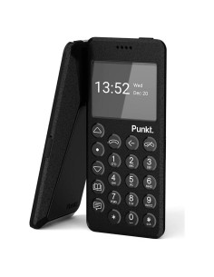 Teléfono Móvil Punkt. MP02 4G LTE Minimalista - Negro