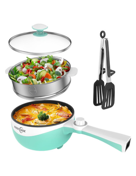 Audecook Olla Eléctrica 1.7L Antiadherente Verde-B