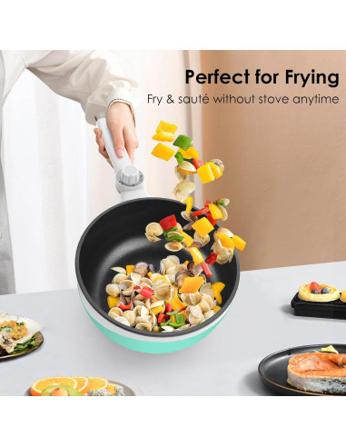 Audecook Olla Eléctrica 1.7L Antiadherente Verde-B