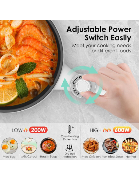 Audecook Olla Eléctrica 1.7L Antiadherente Verde-B