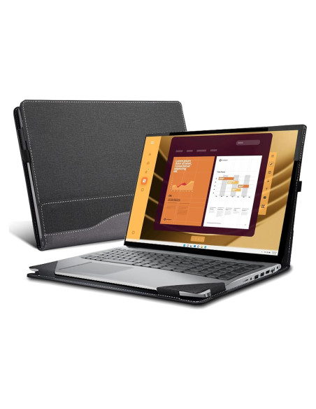 Funda para Laptop DELL Latitude 5550 15.6" Cuero PU Gris