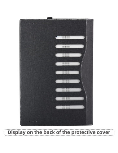 Funda para Laptop DELL Latitude 5550 15.6" Cuero PU Gris