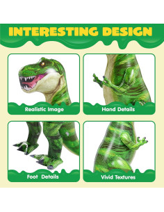 Dinosaurio Inflable T-Rex Joyin 76,2 cm para Fiestas 2