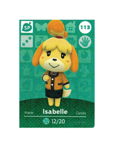 Tarjeta Amiibo Isabelle Invierno 113/200 Nintendo