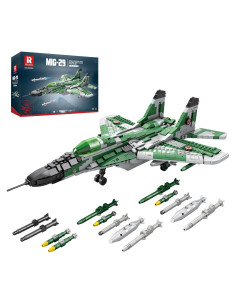Conjunto de Construcción Caza MIG-29 Reobrix 33024 1387 Piezas