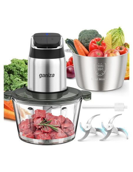 Procesador de Alimentos Ganiza GC10-S 2 Velocidades 8 Tazas