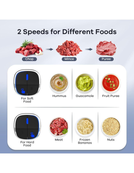 Procesador de Alimentos Ganiza GC10-S 2 Velocidades 8 Tazas