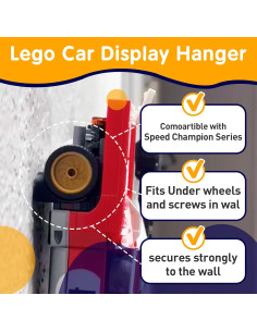 Soportes de Pared para Autos Speed Champions - 20 Piezas 2