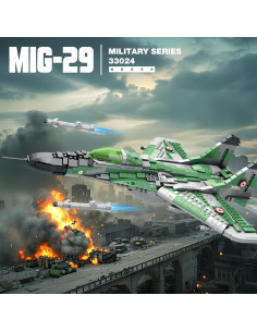 Conjunto de Construcción Caza MIG-29 Reobrix 33024 1387 Piezas 2