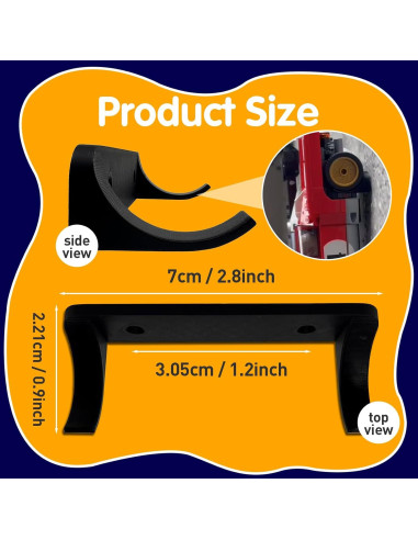 Soportes de Pared para Autos Speed Champions - 20 Piezas