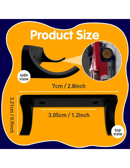 Soportes de Pared para Autos Speed Champions - 20 Piezas