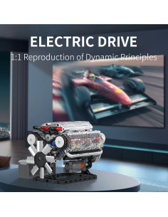 Mould King Kit Motor V8 535 Piezas Juguete Construcción 2