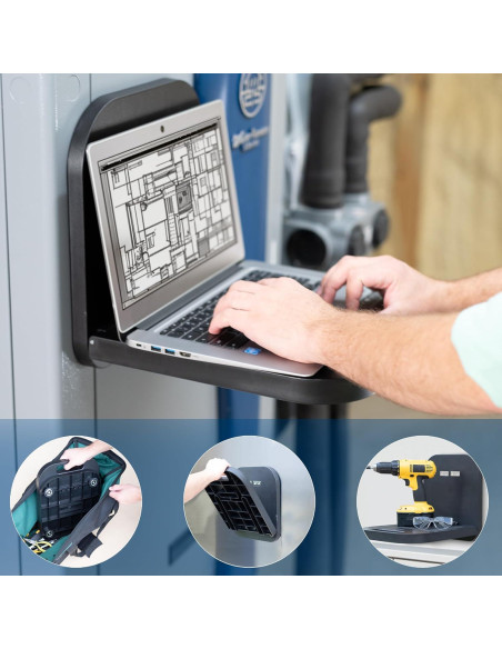 Estación de Trabajo Magnética VIVO DESK-MAG01 para Laptop