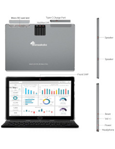 Tableta Semeakoko 10.1" Android 12, 10GB RAM, 64GB ROM 2