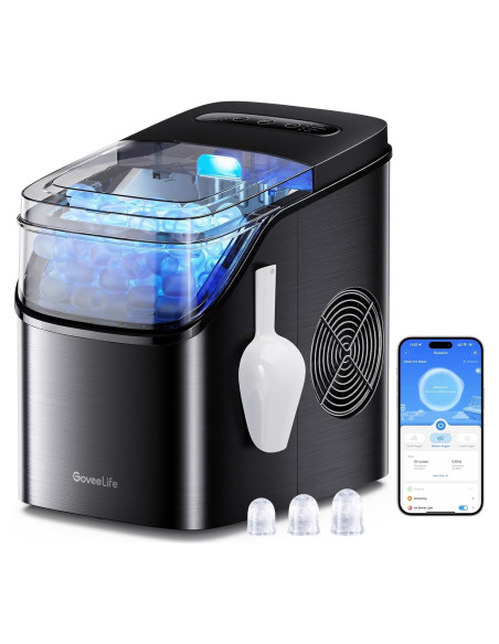 Máquina de Hielo GoveeLife Portátil 9 Cubos 11,79 kg/24h