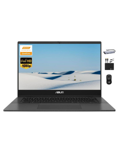 ASUS Chromebook 2024 CM14, 14" FHD, 4GB RAM, 128GB