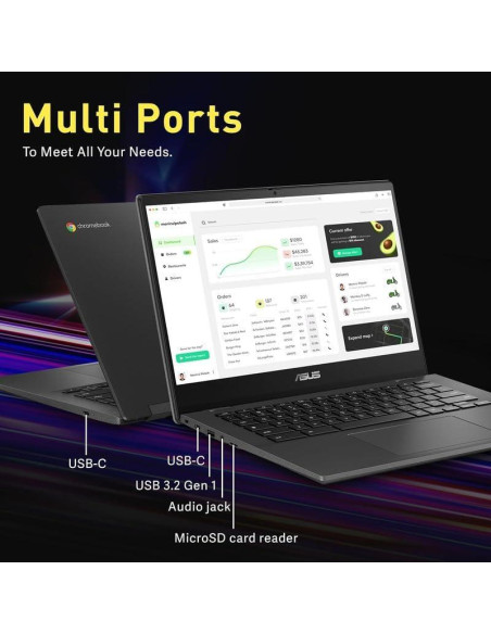 ASUS Chromebook 2024 CM14, 14" FHD, 4GB RAM, 128GB