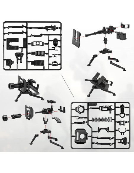 Conjunto de 25 Piezas de Soldados de Juguete MaozyHomie
