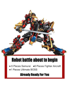 Juego de Construcción QIAOLETONG 12 en 1 Robot Mecha 542 PCS 2