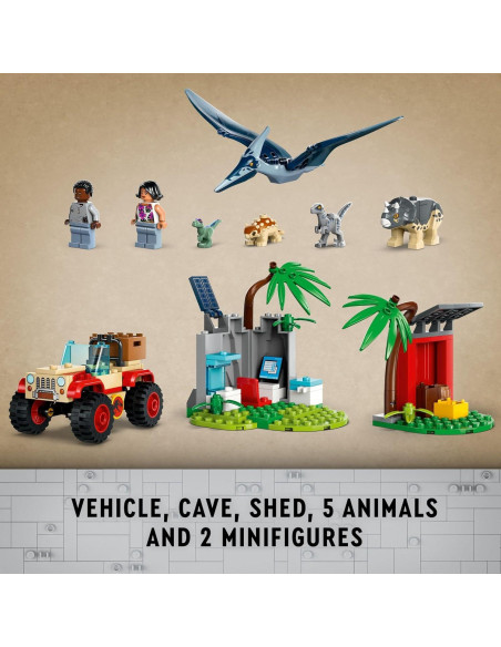 LEGO Jurassic World Centro Rescate Dinosaurios Bebés 76963