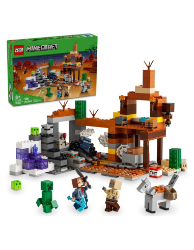 LEGO Minecraft La Mina Abandonada 21263 - Juguete 538 Piezas