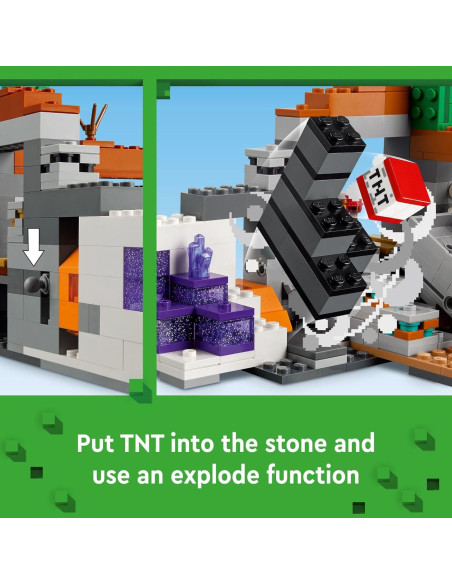 LEGO Minecraft La Mina Abandonada 21263 - Juguete 538 Piezas LEGO Minecraft La Mina Abandonada 21263 - Juguete 538 Piezas
