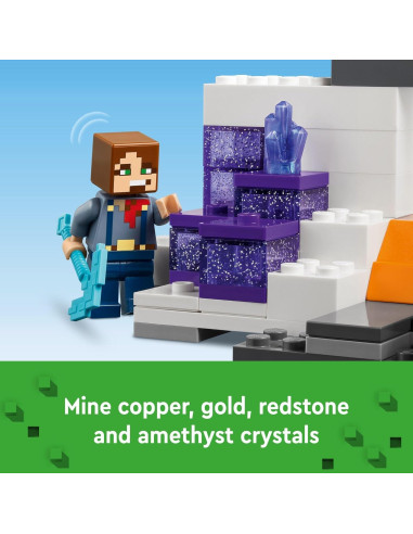 LEGO Minecraft La Mina Abandonada 21263 - Juguete 538 Piezas