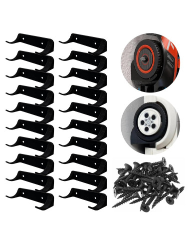 Soporte de Pared para Automóviles Speed Champions 20 PCS Negro