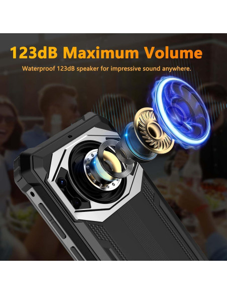 FOSSiBOT F101P Teléfono Rugerizado 7GB 64GB 10600mAh