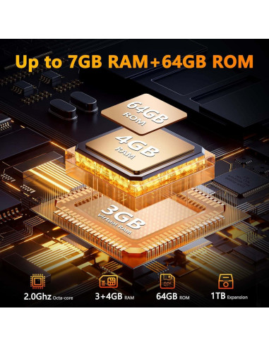 FOSSiBOT F101P Teléfono Rugerizado 7GB 64GB 10600mAh