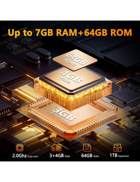 FOSSiBOT F101P Teléfono Rugerizado 7GB 64GB 10600mAh